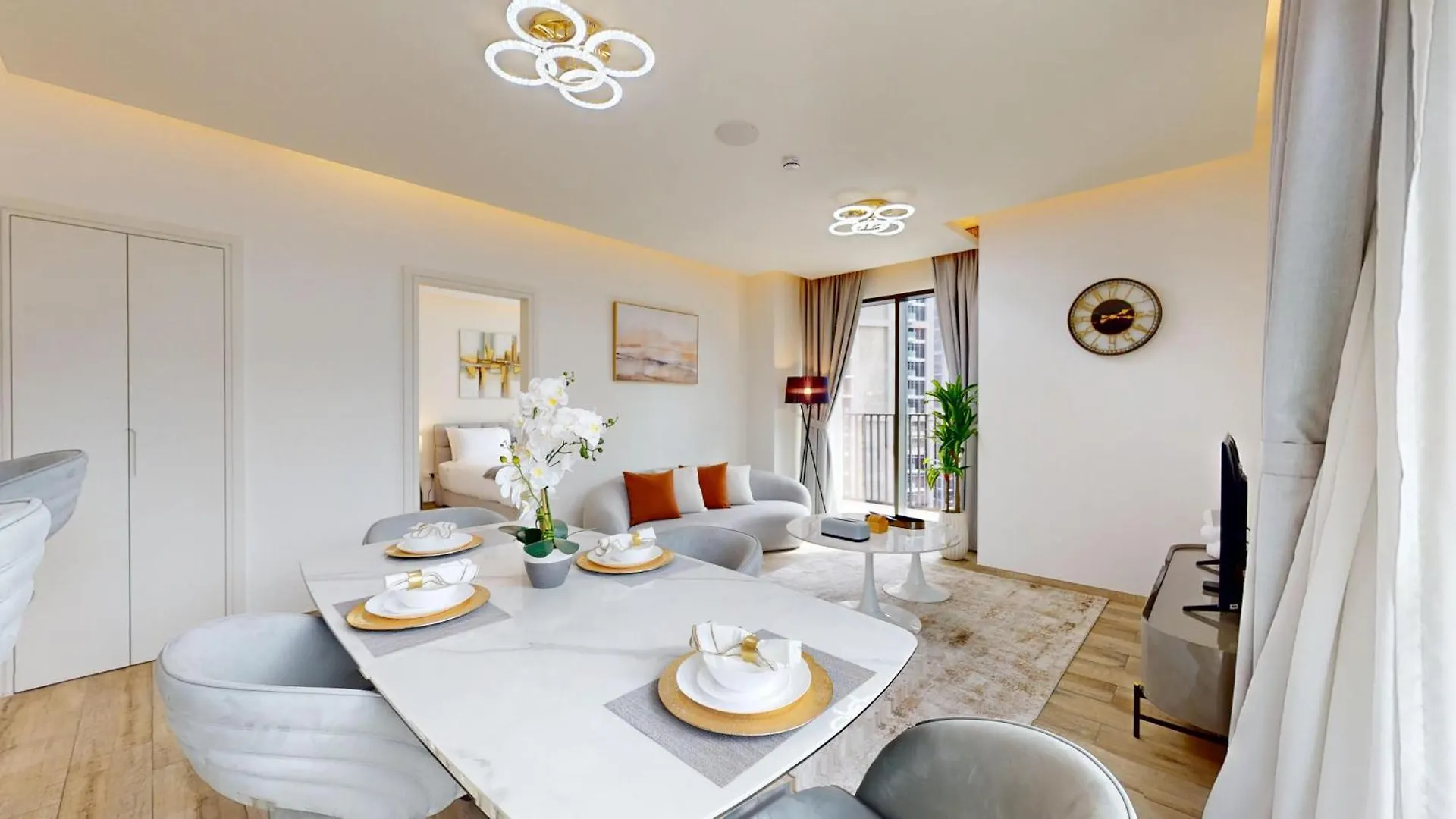 Fam Living -Modern 1 Bedroom Apt At Ahad Residences Dubai Apartment